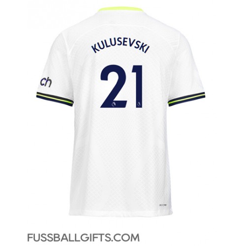Tottenham Hotspur Dejan Kulusevski #21 Fußballbekleidung Heimtrikot 2022-23 Kurzarm